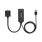 Convertidor Manhattan de Video VGA + Audio USB a HDMI (152426)