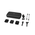 Kit de 2 Micrófonos Lavalier Game Factor - USB, 2.4GHz, Cancelación de Ruido, Negro (MCL650)