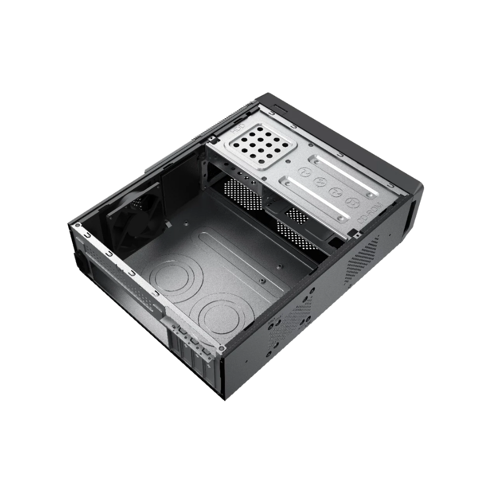 Gabinete Acteck Slim Bern TD-510 Micro ATX 500W 24 Pin Negro — Modelo GAPC-301