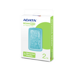 Disco duro externo Adata 2TB, 2.5", USB 3.2, AHC300E, verde.