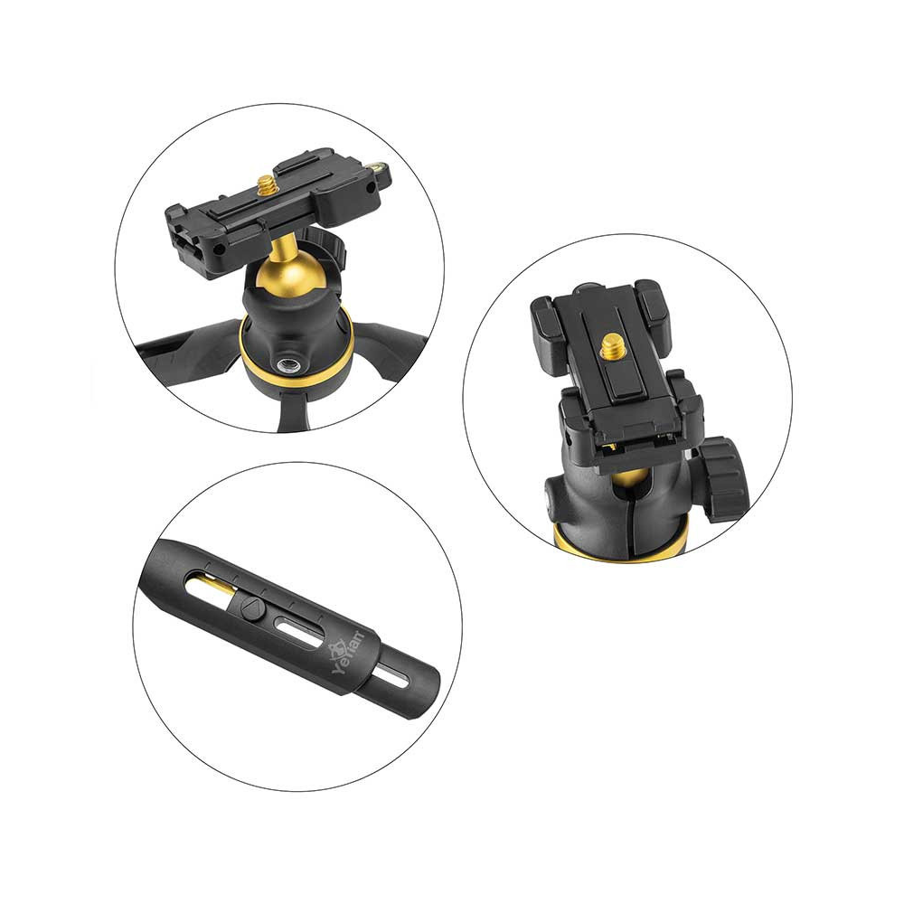 Tripode Yeyian Glitnir Master - Modelo YSS-SWFL-01-BL