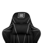 Silla Gaming Start The Game - Tela Reclinable 2D con Seguro, Negro/Gris (CGC501)