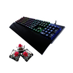 Teclado Gamer Yeyian YAT1803 Flare Serie 2000 Mecánico Switch Rojo RGB