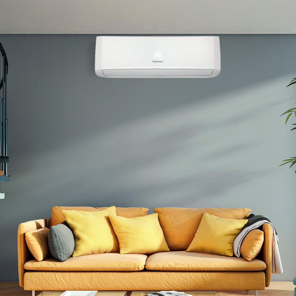 Minisplit Hisense Estandar 220V (Solo Frío), 1 TR, ON/OFF, SEER 11.5, R410A