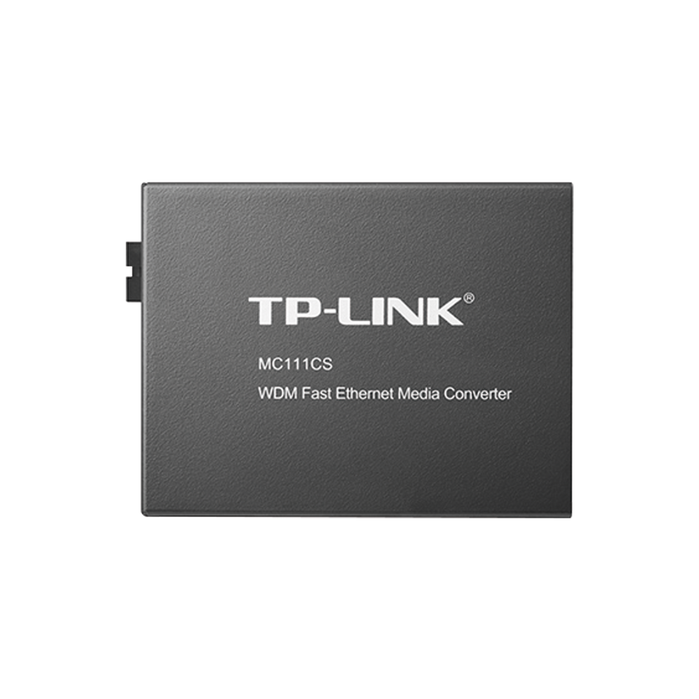 Convertidor Fibra optica WDM Monomodo SC, 1 Puerto RJ45 10/100 Mbps, Hasta 20 Km (Requiere MC112CS)