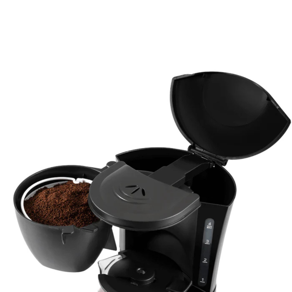 Cafetera Koblenz CKM-204N, 4 tazas, filtro lavable, anti-goteo, 600W, color negro