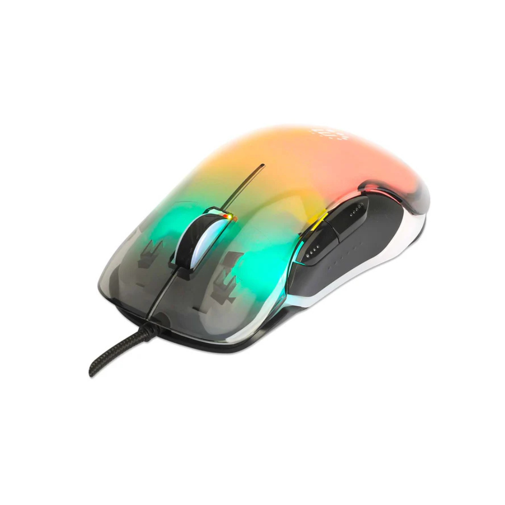Mouse Óptico Gaming Manhattan 7 Botones USB Cableado