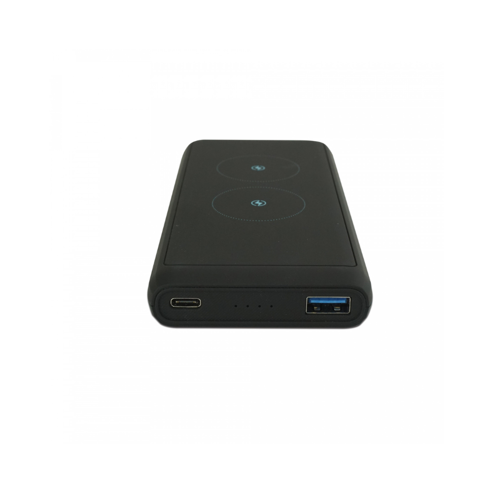 Power Bank GETTTECH GCA-16501 Atom 10000 mAh con Carga Inalámbrica, Base y Carga Rápida QC