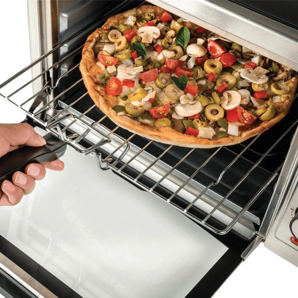 Horno electrico de conveccion Koblenz HKM-1500 C, 24L (9 rebanadas de pan), 3 programas de coccion, termostato de 100-250 grados, 1500W