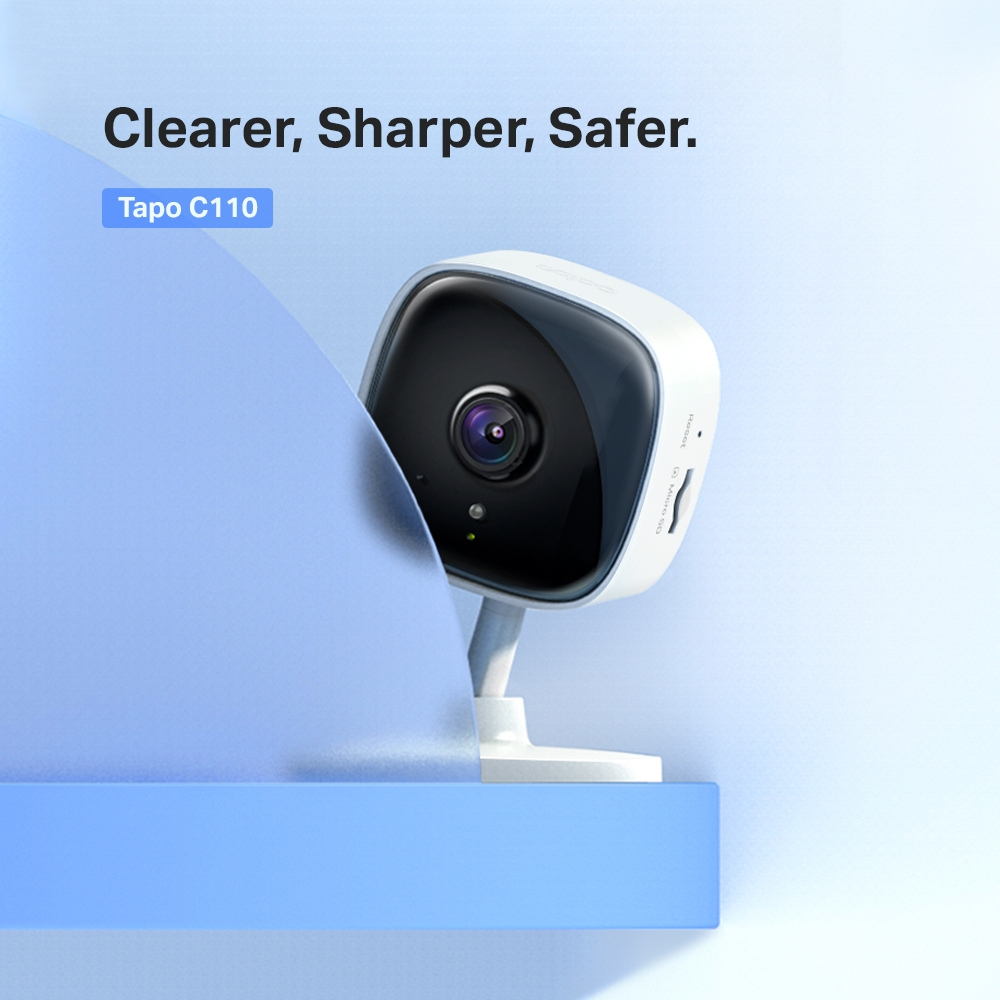 Camara IP Wi-Fi 3MP con Audio Bidireccional, Vision Nocturna y Alerta Push, Soporte Micro SD.