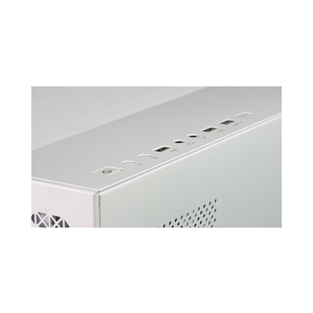 Gabinete Game Factor ATX Fishtank, Doble Cristal, USB 3.0, sin Fuente CSG700 Blanco