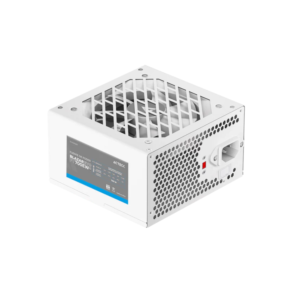 Fuente de Poder Blazar Evo FT700EW ATX 700W 1x20+4 Pin 2xMolex Blanco