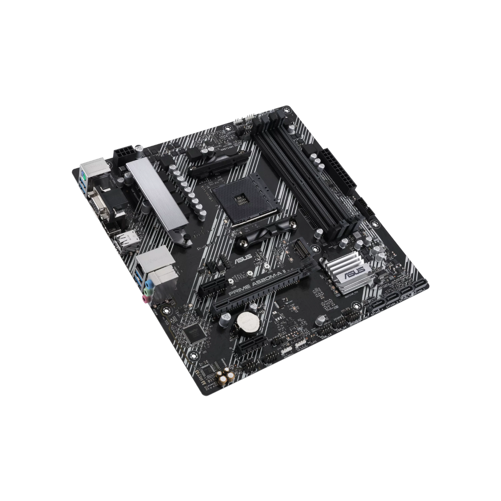 Tarjeta Madre ASUS Prime A520M-A II/CSM, Socket AM4, 4xDDR4, HDMI/DP/VGA, Micro ATX