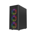 Gabinete Balam Rush Dragonfly II Mesh GM740 Negro