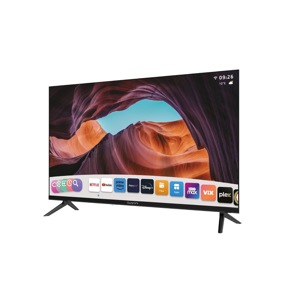 Televisión Smart Quaroni Whale HD, 32", HDMI, USB, RCA, Óptico, 60Hz