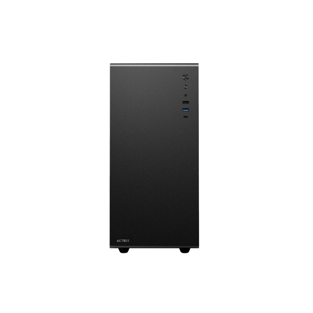 Gabinete Acteck Neuss Pro GI717 Negro Mini torre Panel Izq Crystal Elite Series