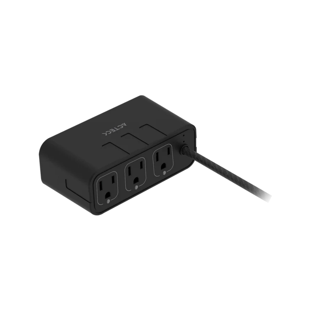 Cargador de Escritorio Acteck Energon Mate CE676, Carga PD 20W, 3 Conectores de Corriente