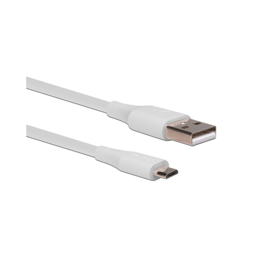 Cable USB Vorago USB a Micro USB 1M Blanco (CAB-M01W)