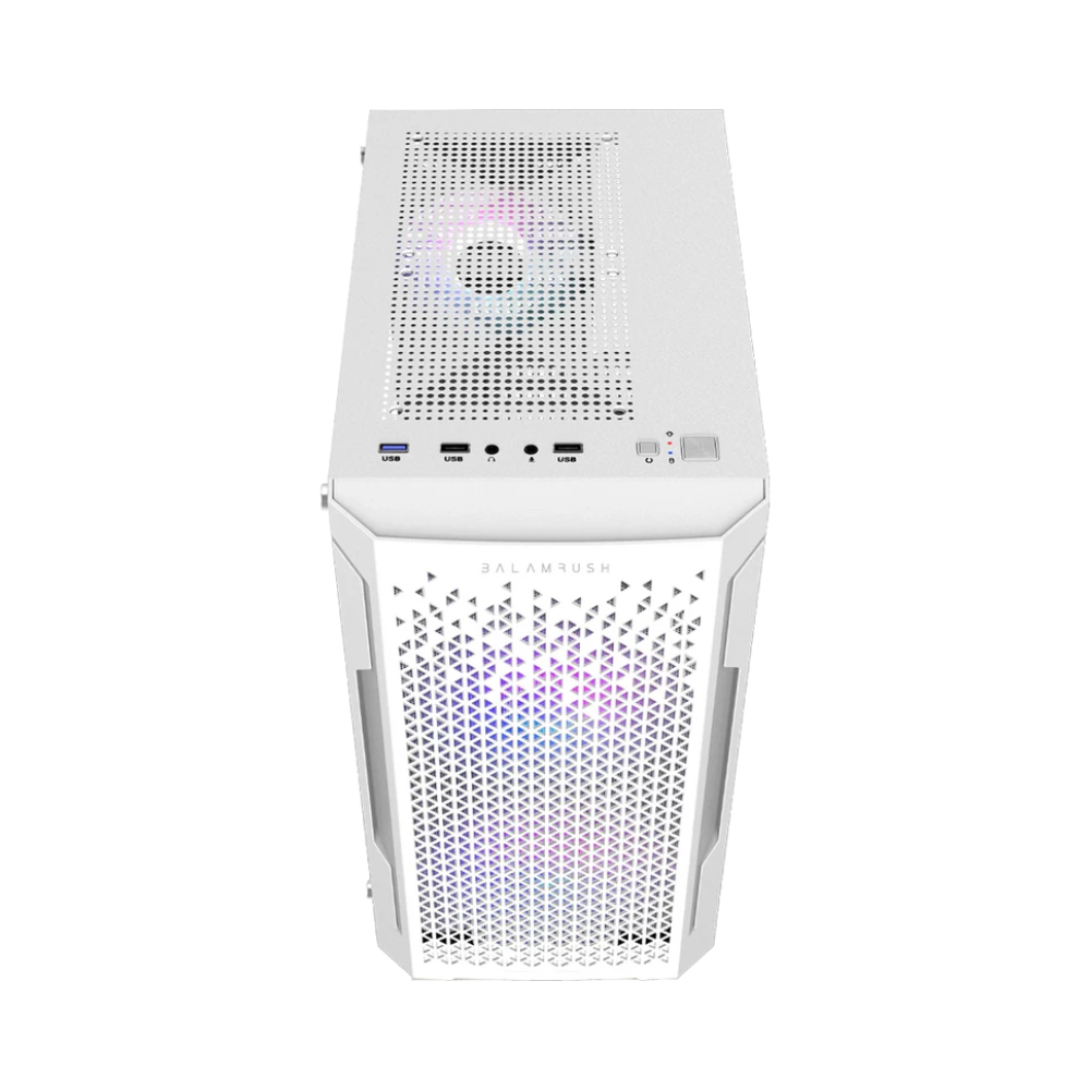Gabinete Balam Rush Artic GI725 Mini Torre Blanco