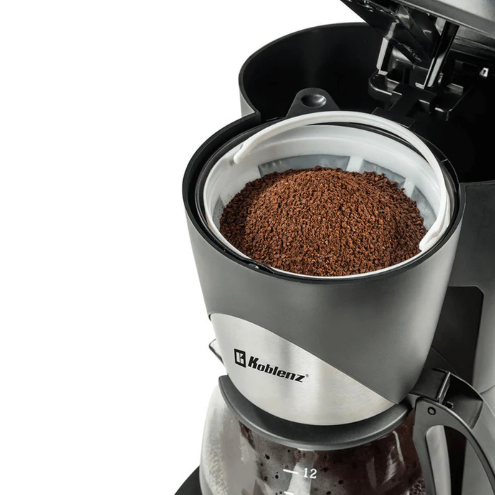Cafetera Koblenz CKM-212 IN, 12 tazas (1.5L), filtro lavable, anti-goteo, base para mantener caliente