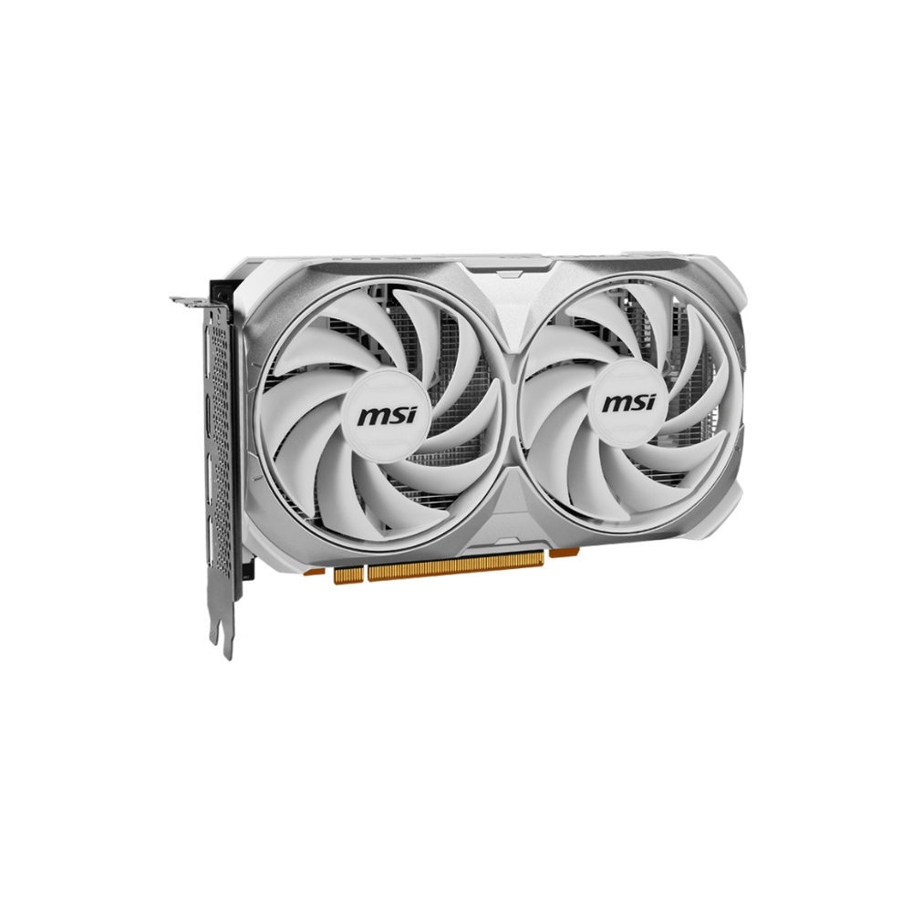Tarjeta de Video MSI 8GB GeForce RTX 4060 Ventus 2X White 2X Fan GDDR6 DLSS 3 OC HDMI/DP