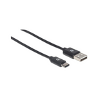 Cable USB C Manhattan A Tipo A Macho 2.0 2Mts (354929)