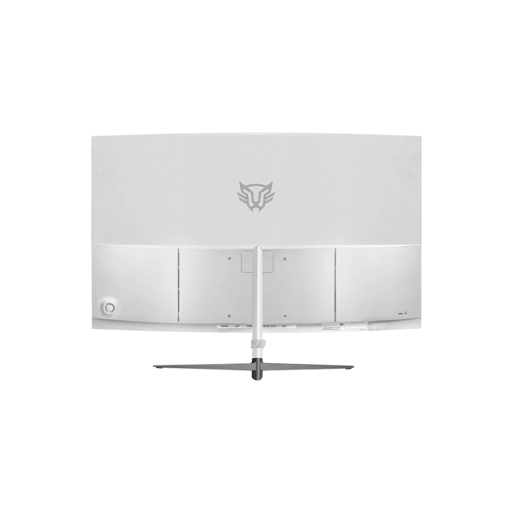 Monitor Gamer Balam Rush MGX27C Ultra Earth II 27", Curvo VA, FHD 1920x1080, 165Hz, 1ms, HDMI/DP/USB-C, 15W/3.5mm, Blanco