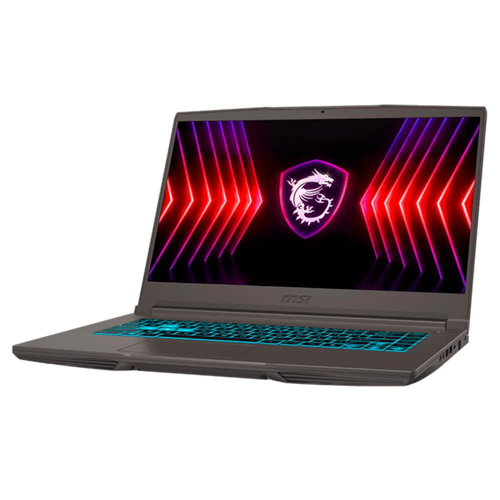 Laptop MSI Thin 15 Ryzen 5 7535Hs 8Gb DDR5 RTX 4050 6Gb SSD 512Gb NVMe 15.6" FHD 144Hz Win 11 Home Teclado Inglés B7Ve-466Us