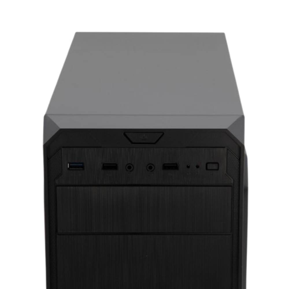 Gabinete GETTTECH GG-1803 ATX con Fuente 500W, 1 Ventilador, 2 USB 2.0, 1 USB 3.0, Negro