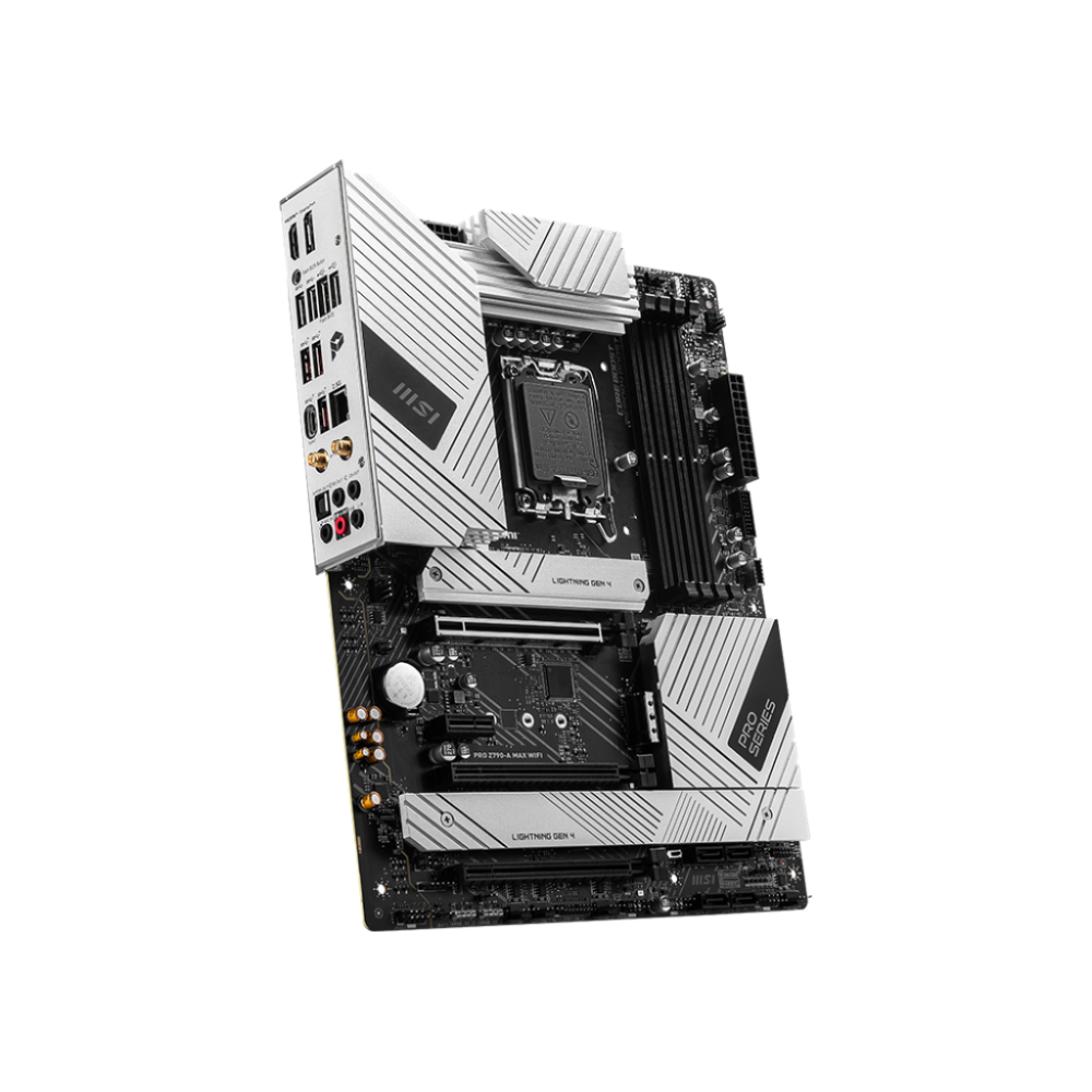 Tarjeta Madre MSI Pro Z790-A Max WiFi Socket 1700 Gen 12 / 13 / 14 4xDDR5 HDMI / DisplayPort ATX