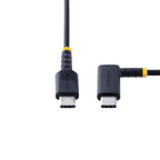 Cable USB-C 1m Acodado Recto PD 60W 3A Carga Rápida StarTech.com Mod. R2CCR-1M-USB-CABLE