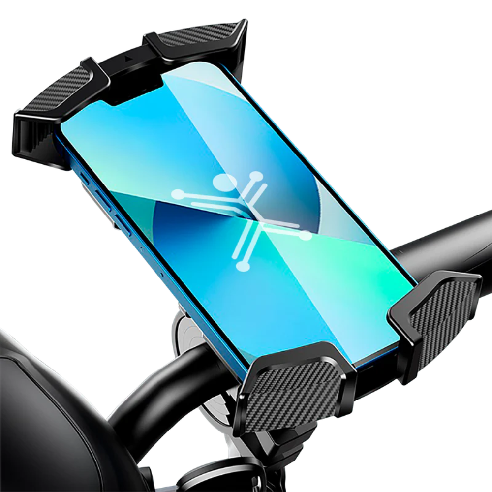 Soporte Perfect Choice para Smartphone Motocicleta/Bicicleta con Bloqueo de Seguridad y Rotación 360°