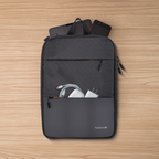 Mochila Backpack Tech Zone Negra Expandible TZLBP14 para Laptop de 16"