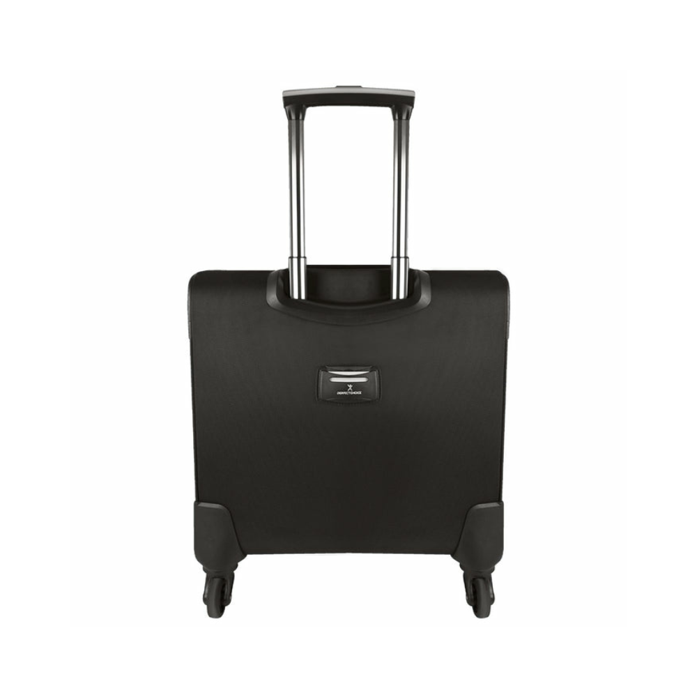 Maleta de Viaje con Rotación 360° y Trolley con Compartimento para Laptop 15.6" Perfect Choice Prit Negro