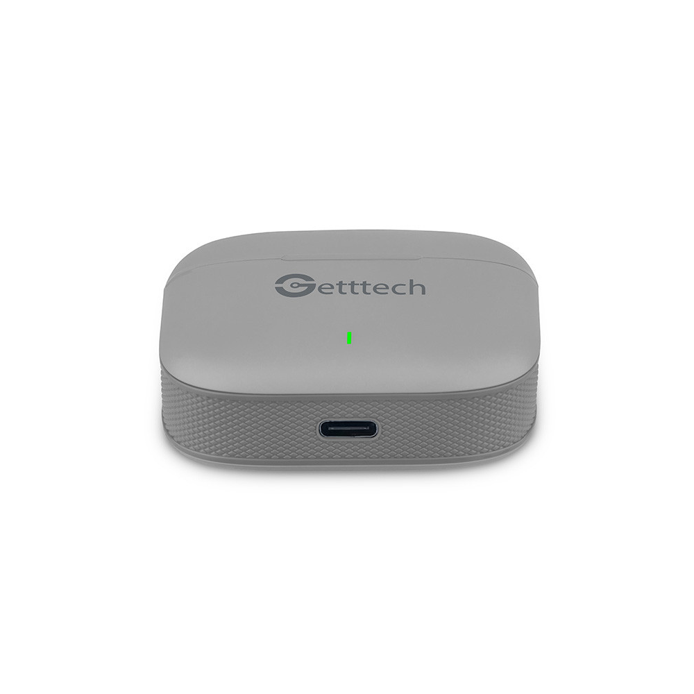 Audifonos Earbud GETTTECH GUE-T8PBL-GO Bluetooth Gris/Naranja