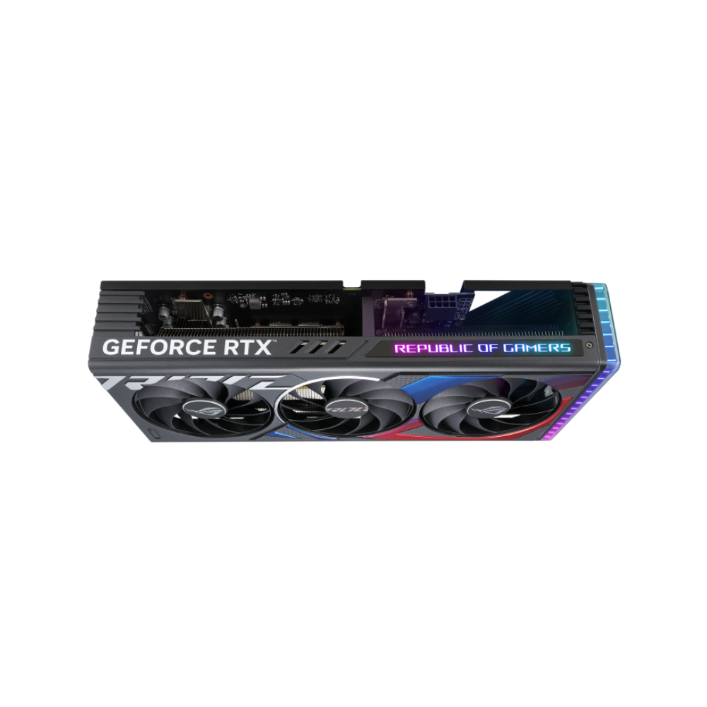 Tarjeta de Video ASUS 8GB GeForce RTX 4060 Ti ROG Strix Gaming 3X Fan GDDR6 DLSS 3 OC ARGB HDMI/DP