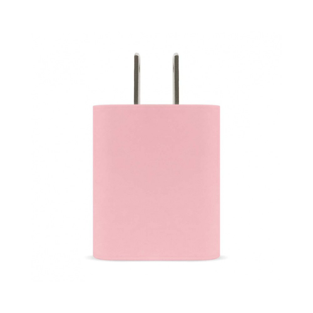 Cargador Brobotix Combo Carga Rápida USB V3.0 + Cable USB Tipo C Rosa