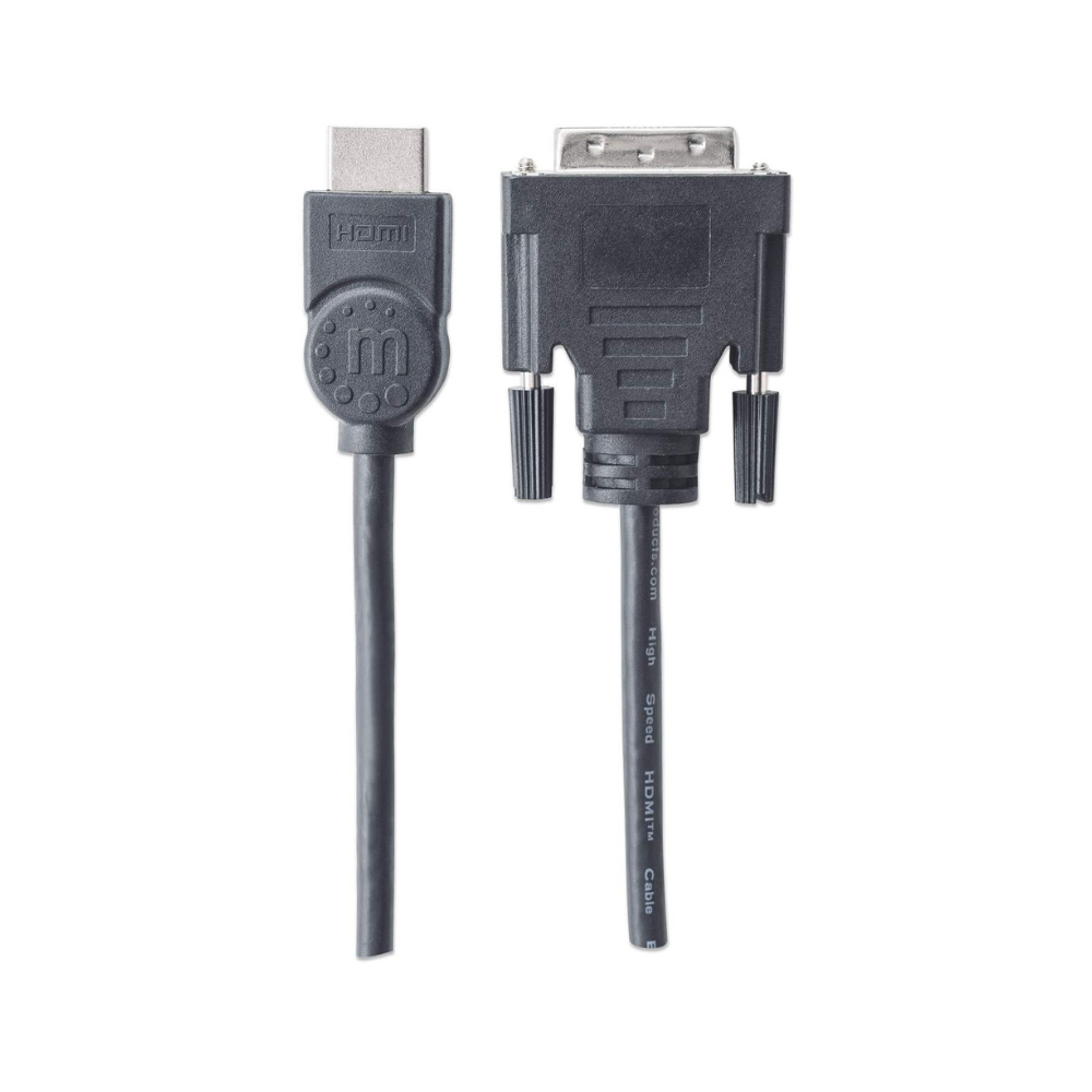 Cable HDMI a DVI-D M-M 1.8M Manhattan (372503)