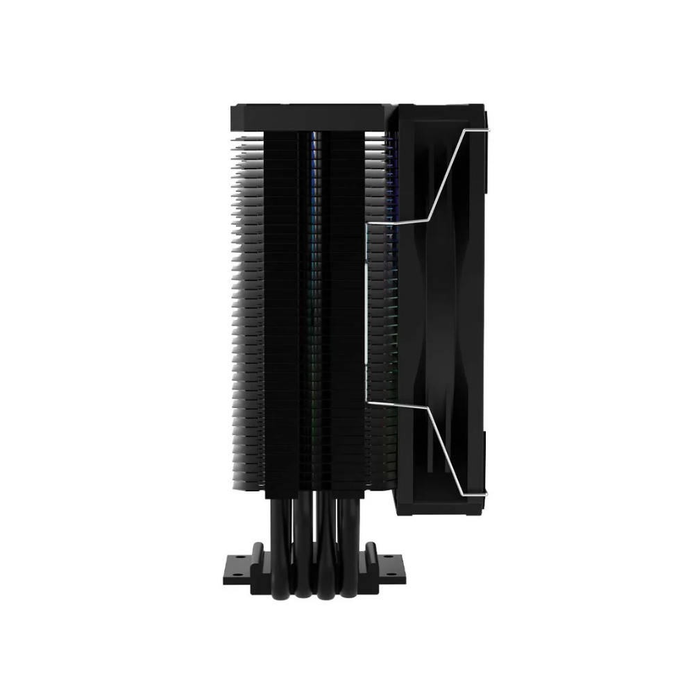 Enfriamiento de Aire Balam Rush Negro Nitrox NX50 4 Tubos de calor de cobre 1 Vent Silencioso de 120mm ARGB Torre de Calor en Aluminio