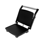Panini Grill Koblenz PGKM-1500 I, 4 rebanadas, termostato automático, asas de tacto frío, bandeja colectora y espátula, 1500W