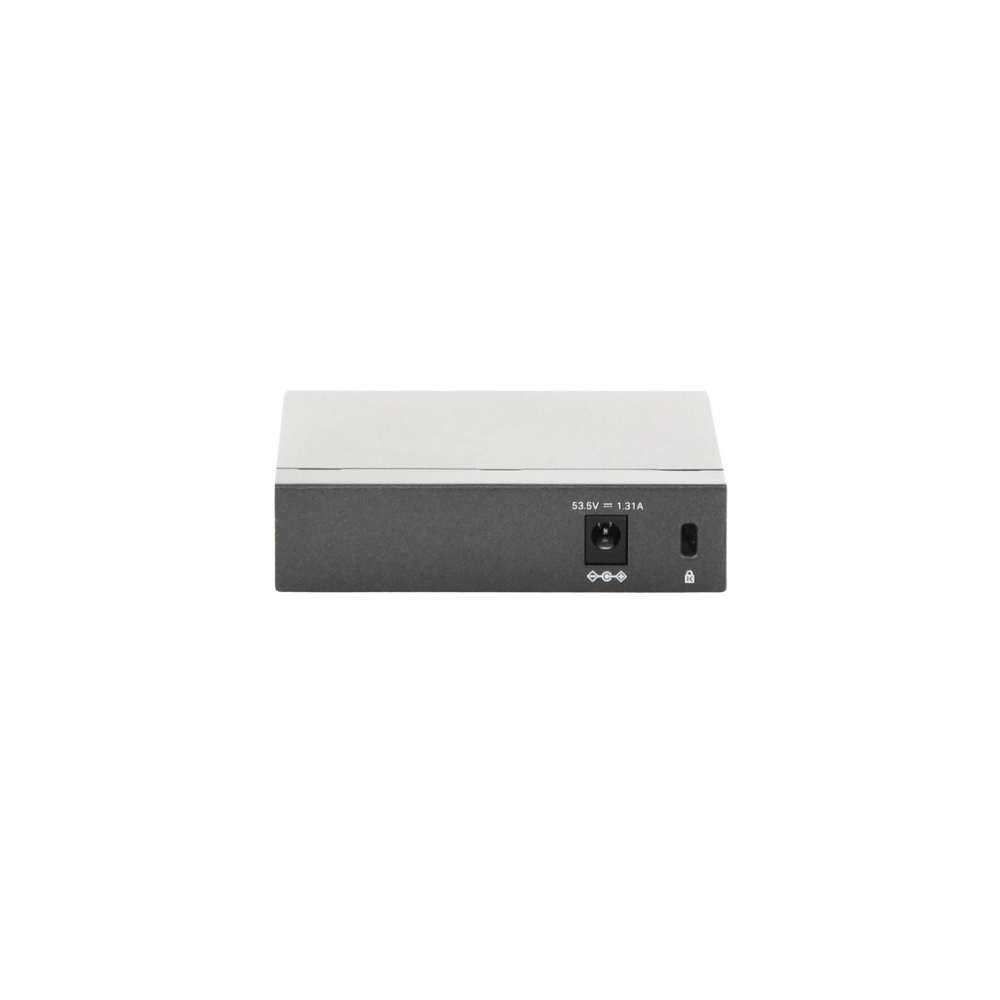 Switch Escritorio No Administrable 5 Puertos 10/100/1000Mbps + 4 PoE 65W