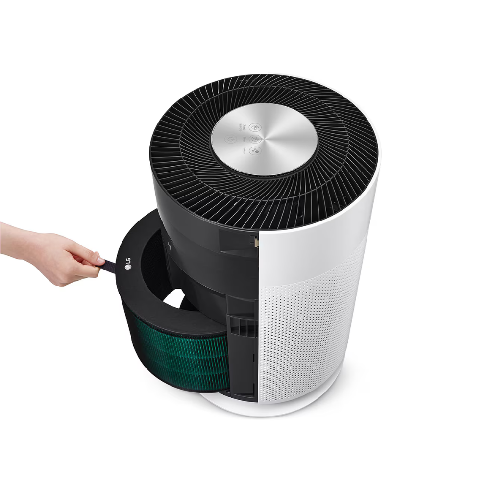 Purificador de Aire LG PuriCare 360° HIT con ThinQ Conexión Wi-Fi, Color Blanco