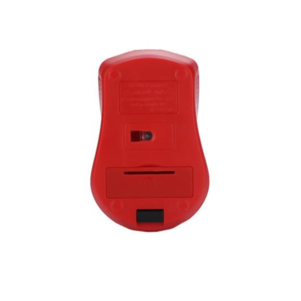 Mouse Nextep Inalámbrico, USB, 1600 DPI, Rojo