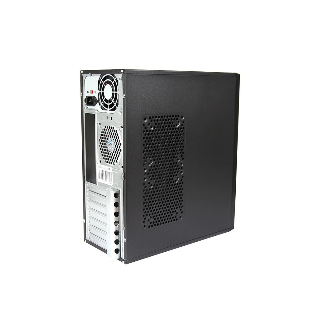Gabinete GETTTECH GG-1801 ATX con Fuente 500W, 1 Ventilador, 2 USB 3.0, Negro