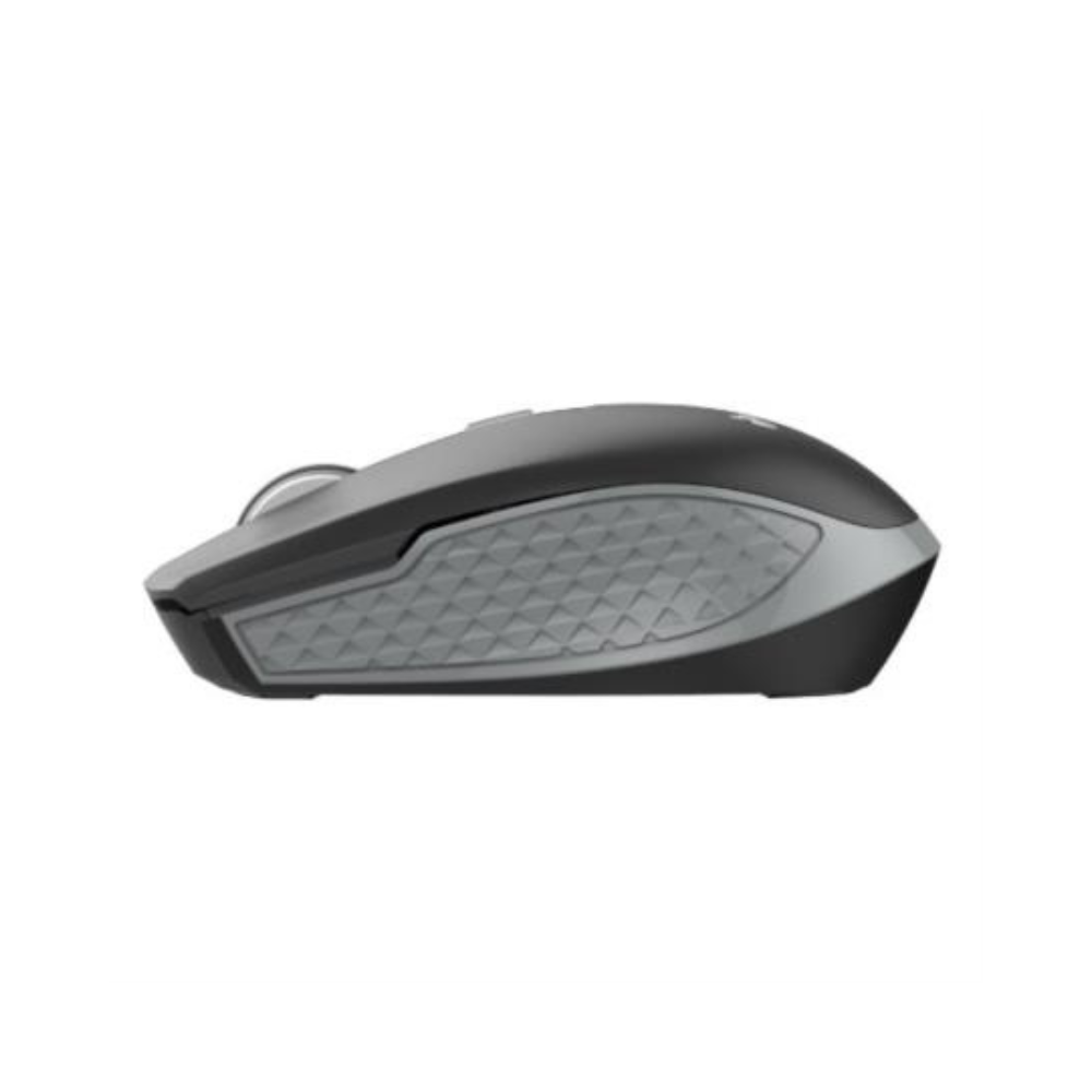 Mouse Nextep Inalámbrico Recargable, Switch de Encendido, 1600 DPI, Negro/Gris