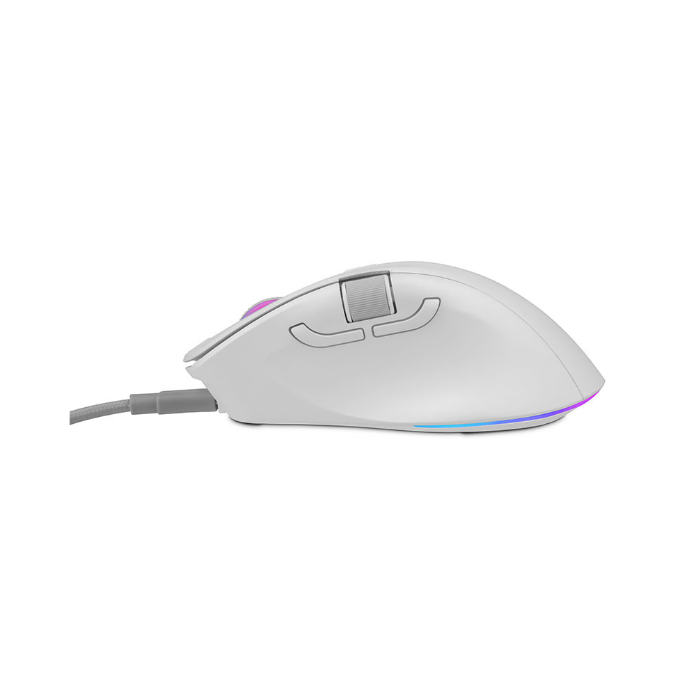 Mouse GETTTECH Inalambrico Ergonomico Ajustable 6400 DPI Blanco