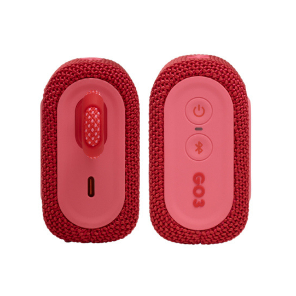 Altavoz Bluetooth Portatil Jbl Go 3 Con Bateria De 5 Horas Y Resistente Al Agua Camuflaje Color Rojo