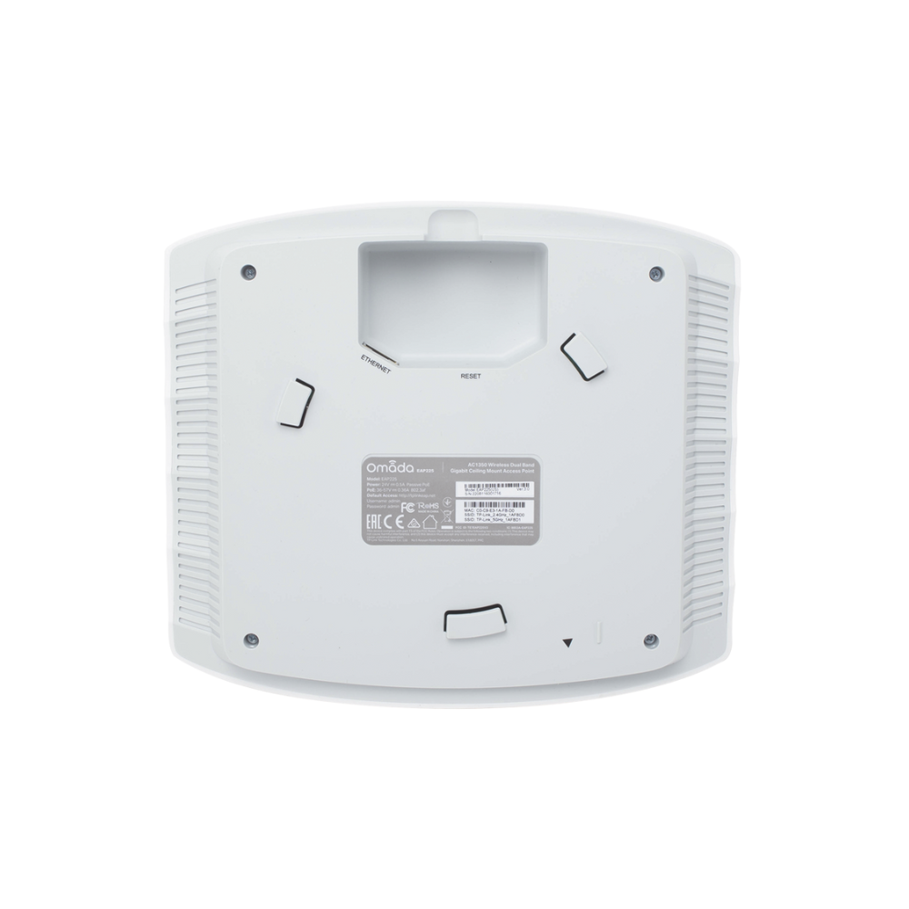 Punto de Acceso Omada Doble Banda AC 1350, MU-MIMO, Montaje Techo/Pared, PoE af