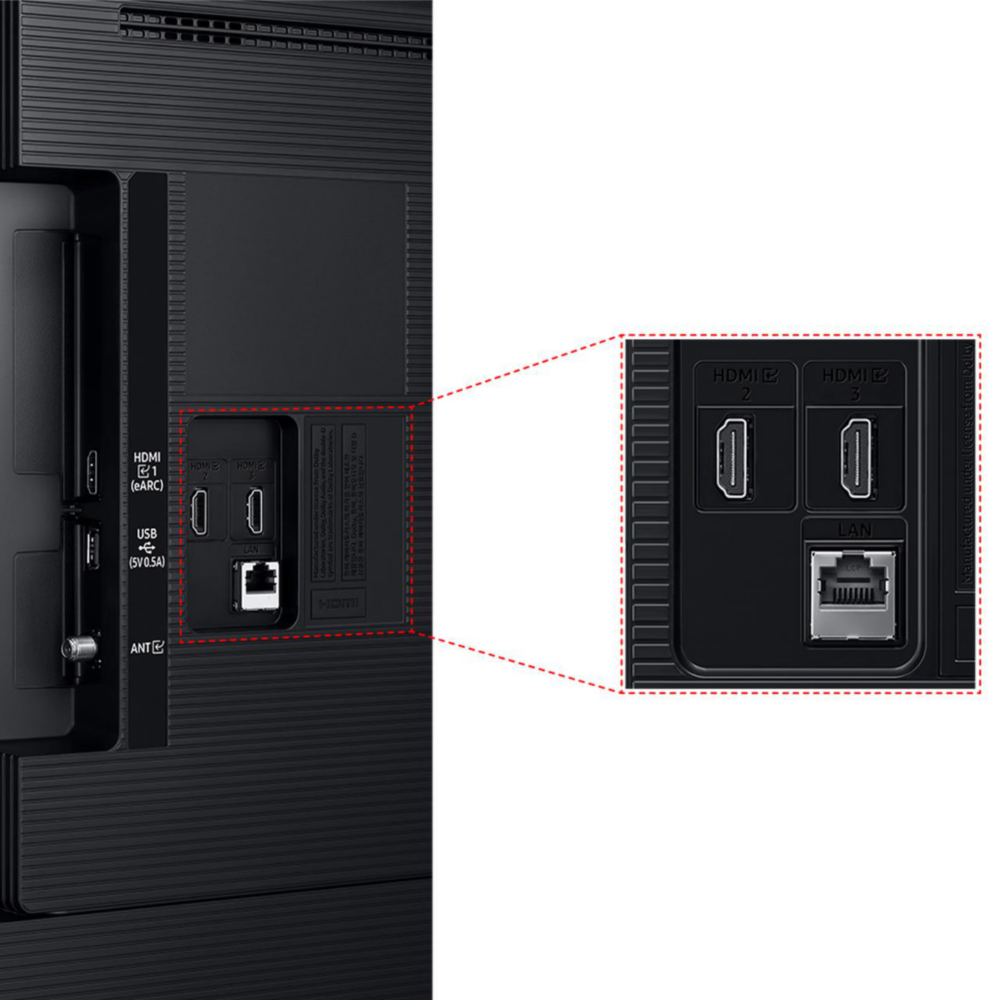 Televisor Samsung U8000F 65" Smart TV 4K UHD 3840x2160 Procesador Crystal One UI Tizen