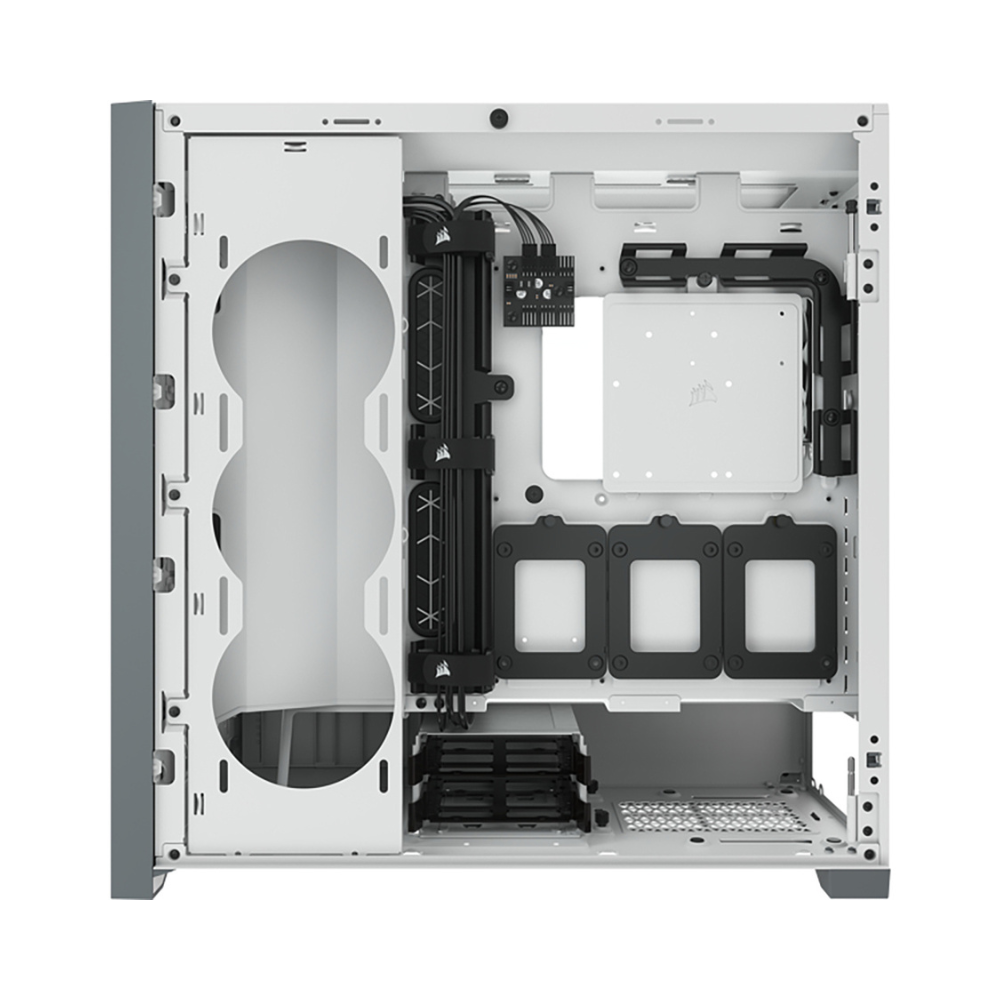 Gabinete Corsair 5000D AIRFLOW Blanco Cristal Templado ATX Semitorre 2 Ventiladores